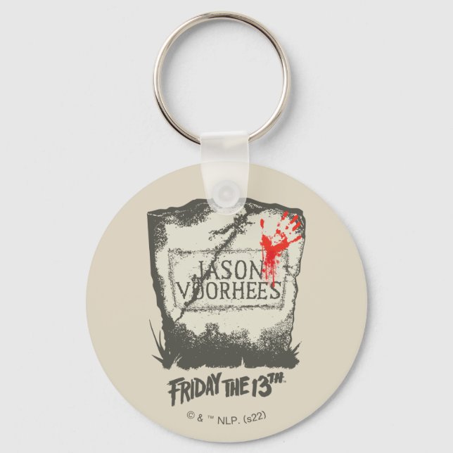 Friday the 13th | Jason Voorhees Headstone Keychain (Front)