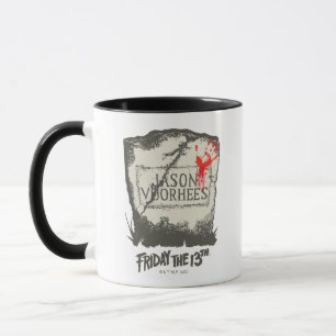 Friday the 13th Jason Voorhees Headstone Mug