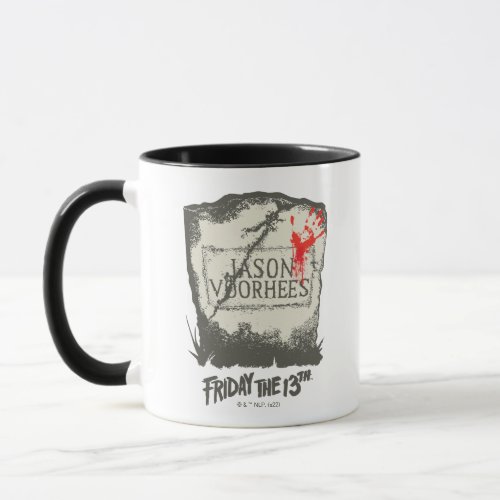 Friday the 13th  Jason Voorhees Headstone Mug