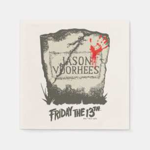 Friday the 13th Jason Voorhees Headstone Napkins