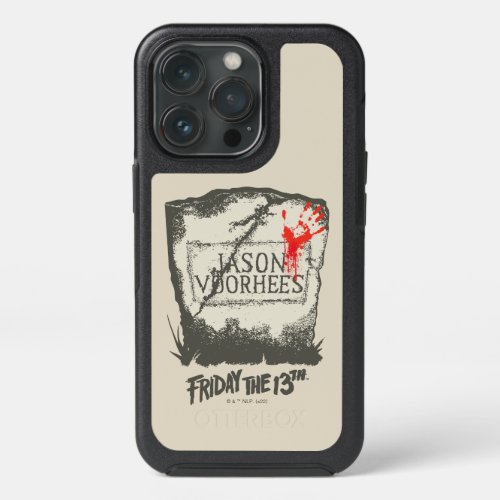 Friday the 13th  Jason Voorhees Headstone iPhone 13 Pro Case