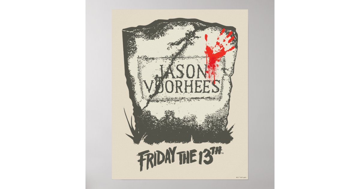 Friday The 13th Movie Collage Poster, Framed Art, Jason Voorhees, NEW, USA