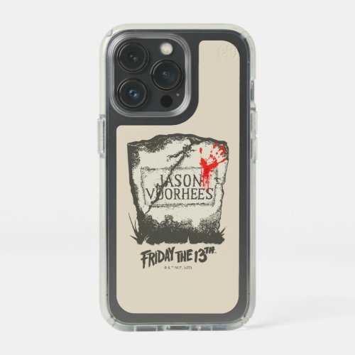 Friday the 13th  Jason Voorhees Headstone Speck iPhone 13 Pro Case