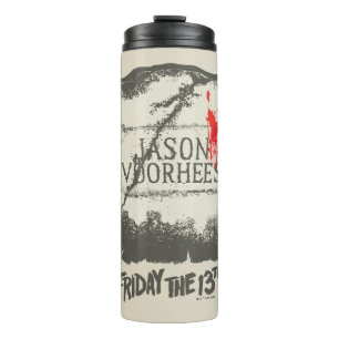 Friday the 13th Jason Voorhees Headstone Thermal Tumbler