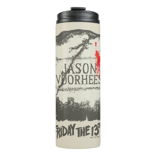 Friday the 13th  Jason Voorhees Headstone Thermal Tumbler
