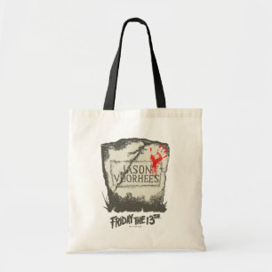 Friday the 13th Jason Voorhees Headstone Tote Bag
