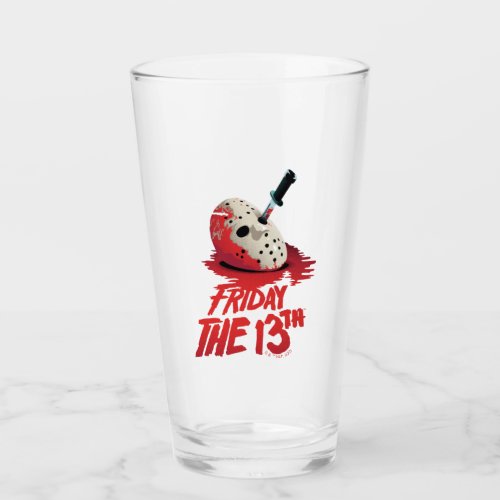 Friday the 13th  Knife Through Hockey Mask Glass