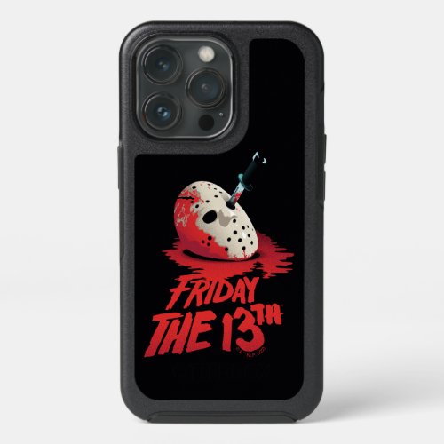 Friday the 13th  Knife Through Hockey Mask iPhone 13 Pro Case