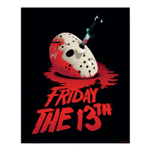 Friday the 13th | Knife Through Hockey Mask Poster