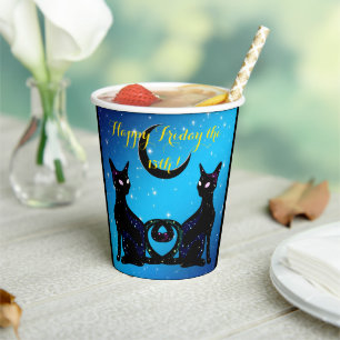 Friday the 13th Paper Cups