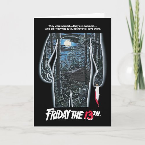 Friday the 13th  Silhouette Camp Theatrical Art Card