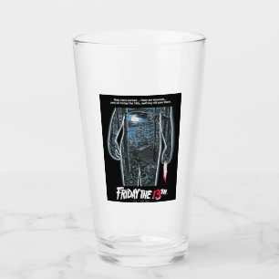 Friday the 13th Silhouette Camp Theatrical Art Glass
