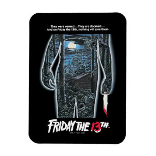 Friday the 13th   Silhouette Camp Theatrical Art Magnet