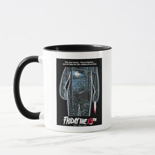 Friday the 13th  Silhouette Camp Theatrical Art Mug