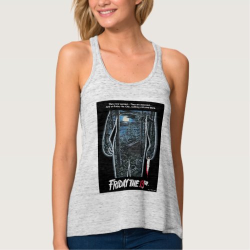 Friday the 13th  Silhouette Camp Theatrical Art Tank Top