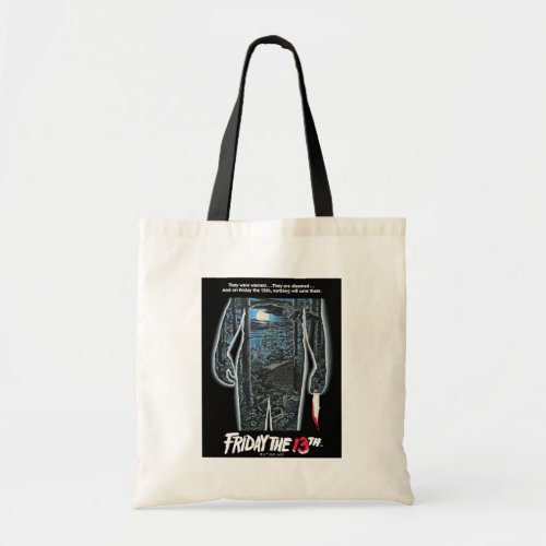 Friday the 13th  Silhouette Camp Theatrical Art Tote Bag