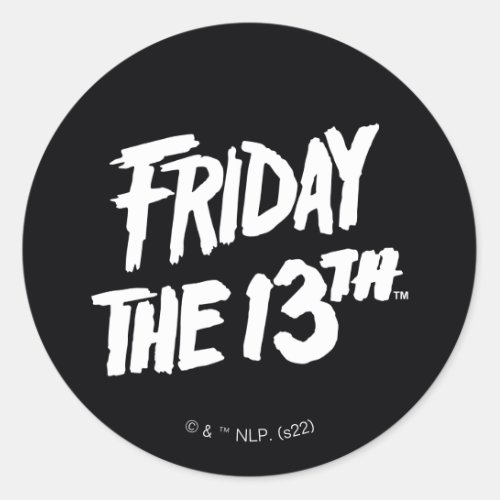 Friday the 13th | Stacked Painted Logo