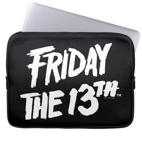 Friday the 13th  Stacked Painted Logo Laptop Sleeve