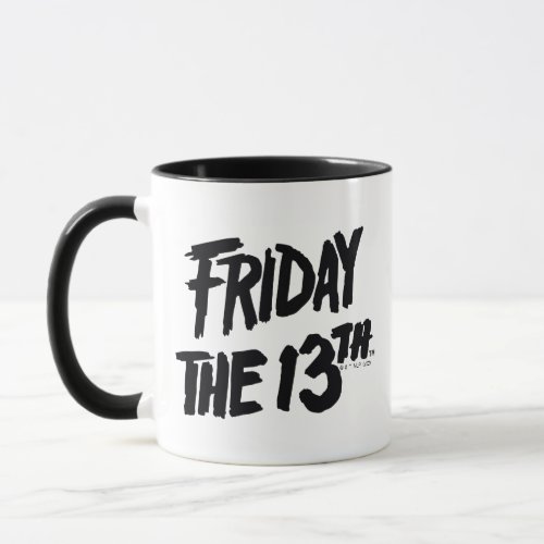 Friday the 13th  Stacked Painted Logo Mug