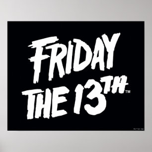 Friday the 13th   Stacked Painted Logo Poster