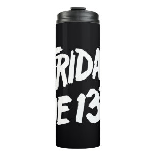 Friday the 13th Stacked Painted Logo Thermal Tumbler