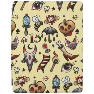 Friday the 13th Tattoo Flash iPad Smart Cover