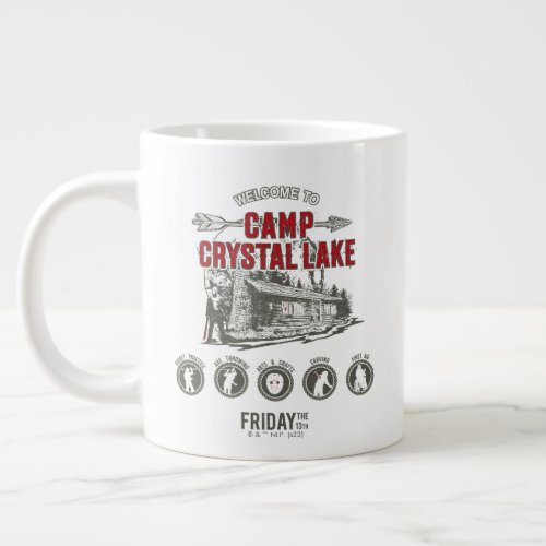 Friday the 13th  Welcome to Camp Crystal Lake Giant Coffee Mug
