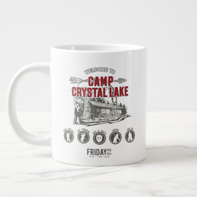 Friday the 13th | Welcome to Camp Crystal Lake Giant Coffee Mug (Left)