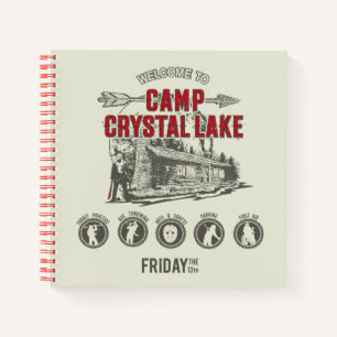 Friday the 13th Welcome to Camp Crystal Lake Notebook