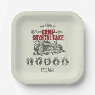 Friday the 13th | Welcome to Camp Crystal Lake Paper Plates