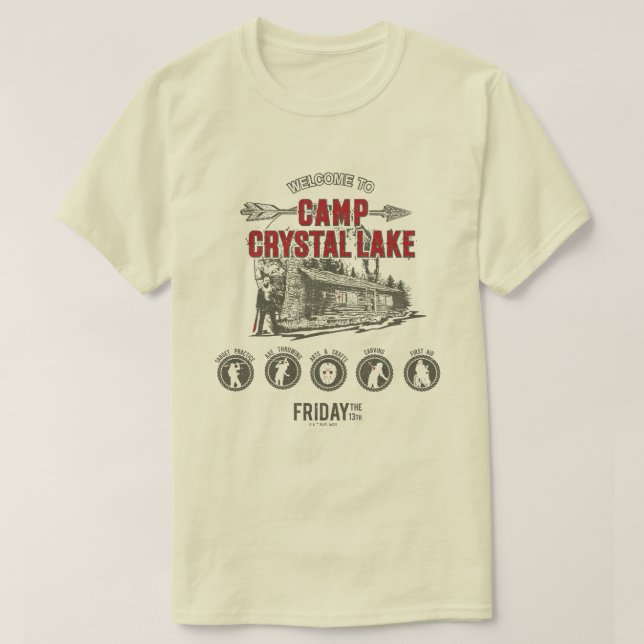 Friday the 13th | Welcome to Camp Crystal Lake T-Shirt | Zazzle