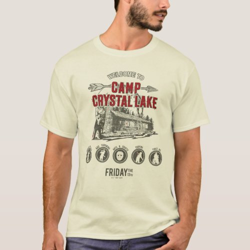 Friday the 13th | Welcome to Camp Crystal Lake T-Shirt Friday the 13th Welcome to Camp Crystal Lake T_Shirt