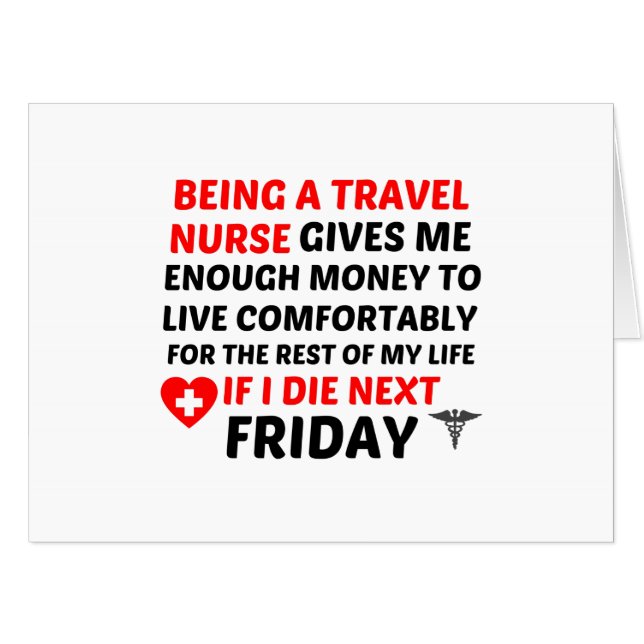 FRIDAY TRAVEL NURSE CARD (Front Horizontal)
