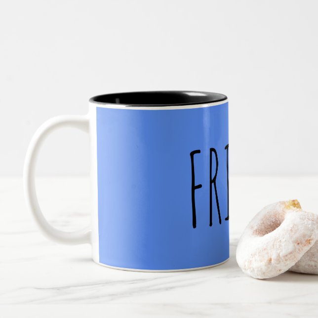 Friday || Week Collection Two-Tone Coffee Mug (With Donut)