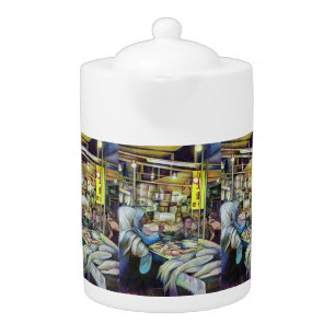 Friday's Fine Fresh Fish, Singapore Teapot