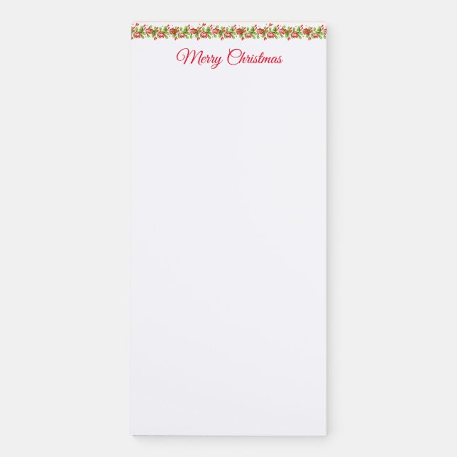 Fridge Holiday Notepad (Front)
