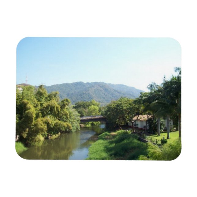 Fridge Magnet -Rio Cuale -Puerto Vallarta (Horizontal)