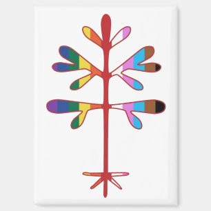 Fridge Magnet with Pride Sapling