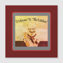 Fridge Magnetic Card