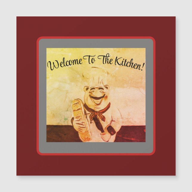 Fridge Magnetic Card (Front)