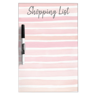 Fridge Magnetic Dry Erase Shopping List Board