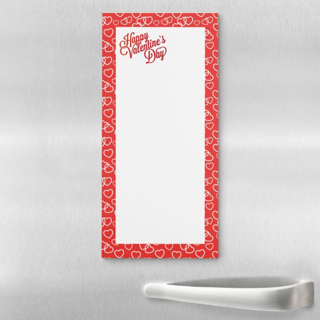 Fridge Note Pad-Valentines Magnetic Notepad (In Situ)