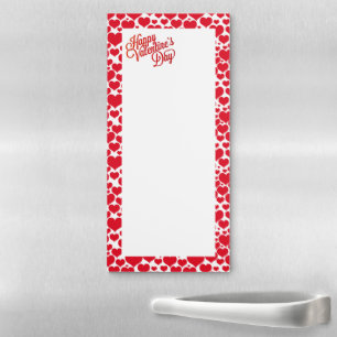 Fridge Note Pad-Valentines Magnetic Notepad
