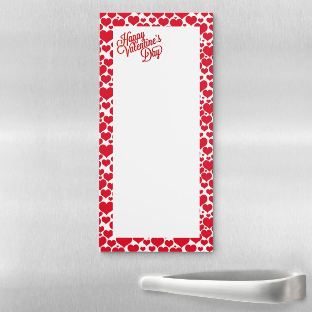 Fridge Note Pad-Valentines Magnetic Notepad (In Situ)