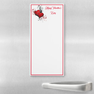 Fridge Note Pad-Valentines Magnetic Notepad