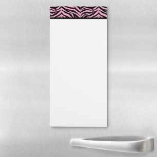 Fridge Note Pad-Zebra Print Magnetic Notepad