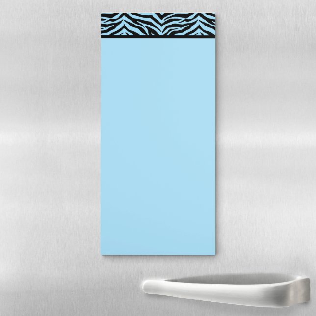 Fridge Note Pad-Zebra Print Magnetic Notepad (In Situ)