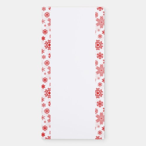 Fridge Notepad_Snowflakes Magnetic Notepad