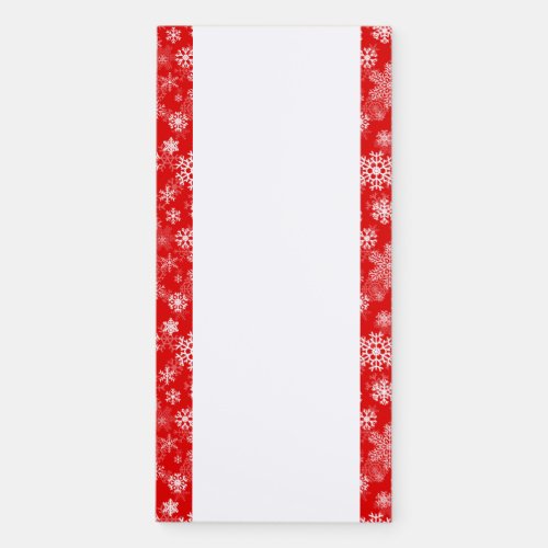 Fridge Notepad_Snowflakes Magnetic Notepad