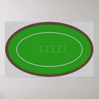 Fridge Poker ~TAG~ Texas Holdem Card Table Poster